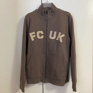 French Connection FCUK Zip-up Sweatshirt Large